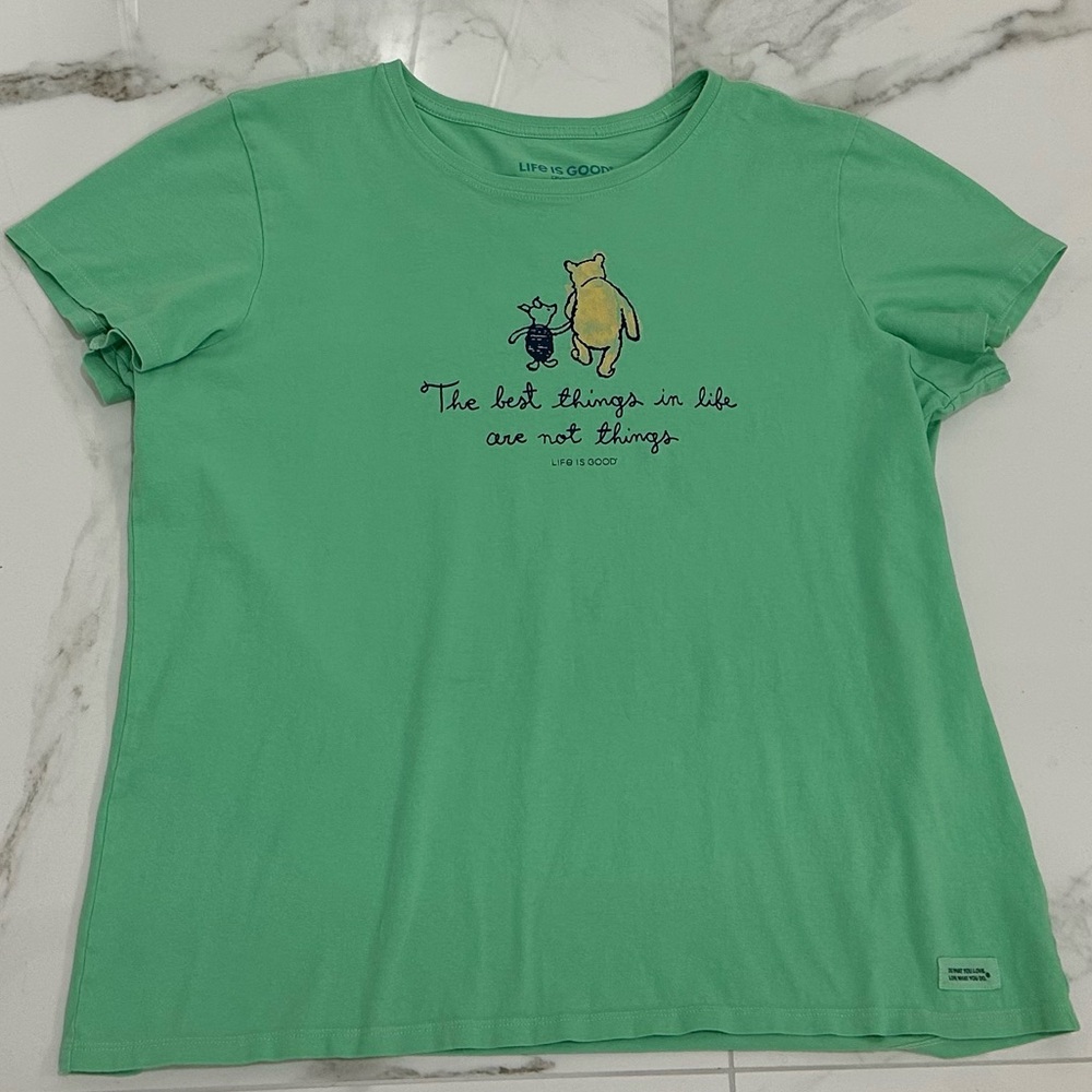 Life Is Good Women’s ‘Best Things in Life are not Things’ Tee - Sz. XL